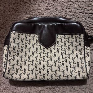 YSL St Laurent cosmetic bag vintage